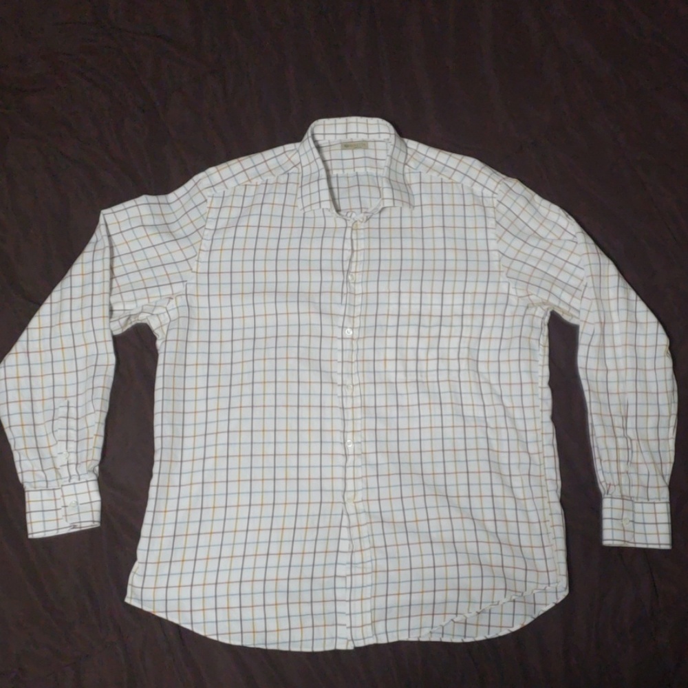 Beretta Mens Long Sleeve Button Up Shirt 43/17